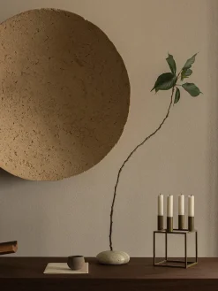 Kubus 4 Lysestage, olive fra Audo Copenhagen