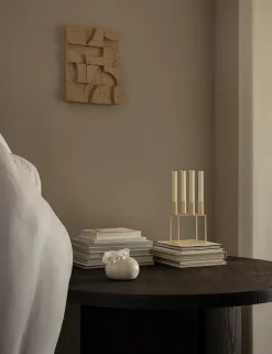 Kubus 4 Lysestage, zink fra Audo Copenhagen