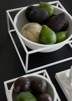 Kubus Bowl Centerpiece Small, hvid fra Audo Copenhagen