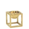 Kubus Bowl Mini guldbelagt fra Audo Copenhagen