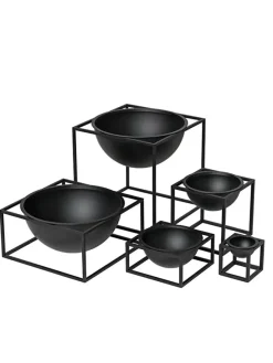 Kubus Bowl Mini sort fra Audo Copenhagen