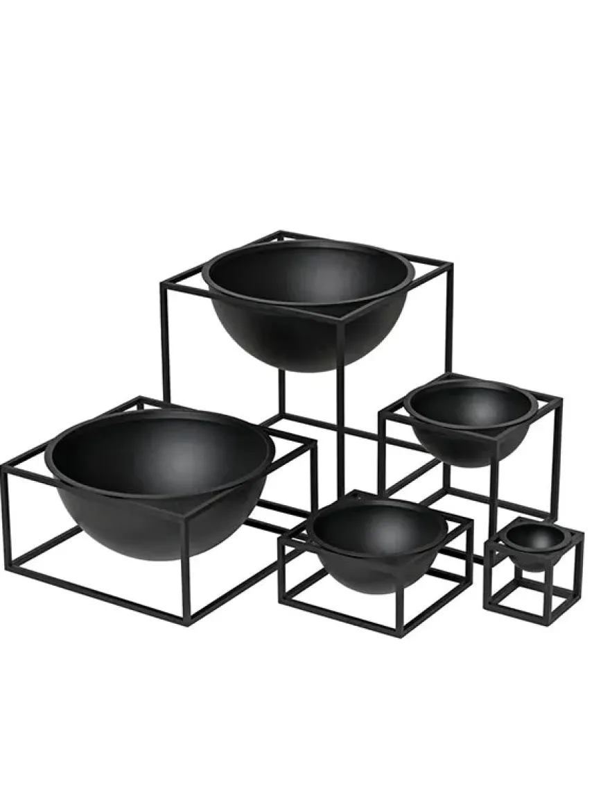 Kubus Bowl Mini sort fra Audo Copenhagen