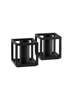 Kubus Micro lysestager, guldbelagt fra Audo Copenhagen