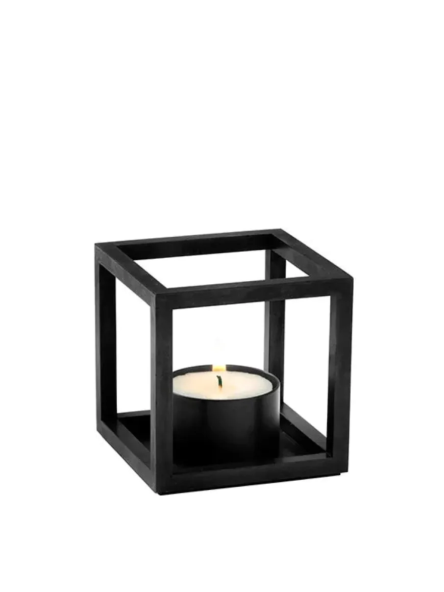 Kubus T Lysestage, sort fra Audo Copenhagen