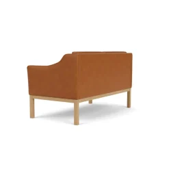 L45 MK154 2 pers. sofa, cognac læder af Mogens Koch