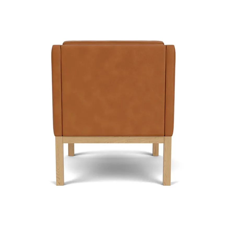 L46 MK155 lænestol, beige tekstil af Mogens Koch