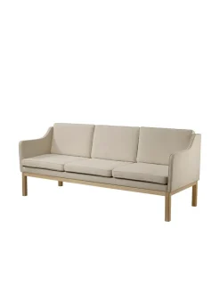 L43 MK46 Sofa, beige tekstil af Mogens Koch
