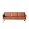 L43 MK46 Sofa, cognac læder af Mogens Koch