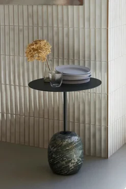 Lato bord LN8, Deep Green & Verde Alpi Marble fra &Tradition