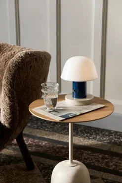 Lato bord LN9, Deep Green & Verde Alpi Marble fra &Tradition