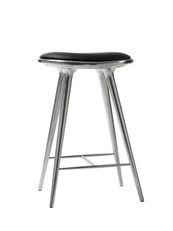 Lav barstol i aluminium fra Mater
