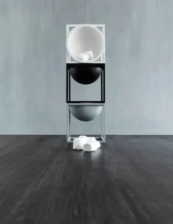 Lille Kubus Skål, hvid fra Audo Copenhagen