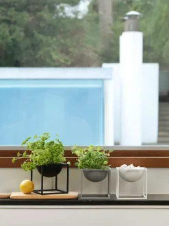 Lille Kubus Skål, hvid fra Audo Copenhagen