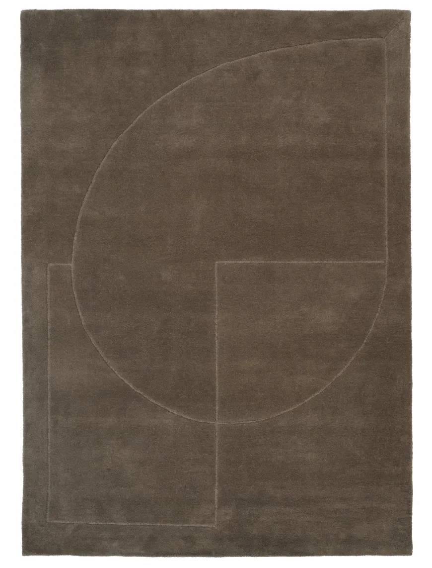 Lineal Poem Tæppe, Moss fra Linie Design