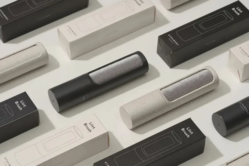 Lint Brush, Dark Grey fra Steamery Stockholm