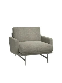 Lissoni PL111S Lounge Chair, Moss 015 fra Fritz Hansen
