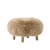 Little Petra Pouf, sheepskin honey 50 mm fra &Tradition