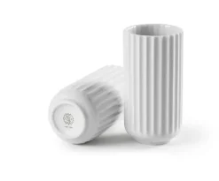 Lyngbyvasen blå glas fra Lyngby Porcelæn