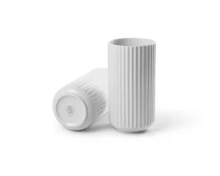 Lyngbyvasen blå glas fra Lyngby Porcelæn