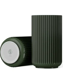 Lyngbyvasen blå glas fra Lyngby Porcelæn