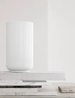 Lyngbyvasen i grøn glas fra Lyngby Porcelæn