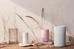 Lyngbyvasen i lilla, H20,5 cm fra Lyngby Porcelæn