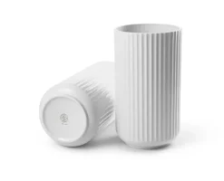 Lyngbyvasen i mørk grøn, H31 cm fra Lyngby Porcelæn