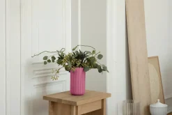 Lyngbyvasen i mørk grøn, H31 cm fra Lyngby Porcelæn