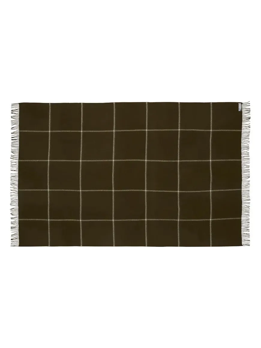 Mandø Plaid, seaweed fra Silkeborg Uldspinderi