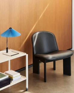 Matin Bordlampe, mirror plated base fra Hay