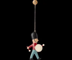 Metal ornament, Nisse med sukkerstok fra Maileg