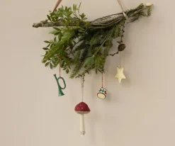 Metal ornament, Nisse med Stearinlys fra Maileg