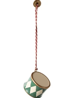 Metalophæng Lille Tromme, dark green fra Maileg