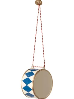 Metalophæng Stor Tromme, dark blue fra Maileg