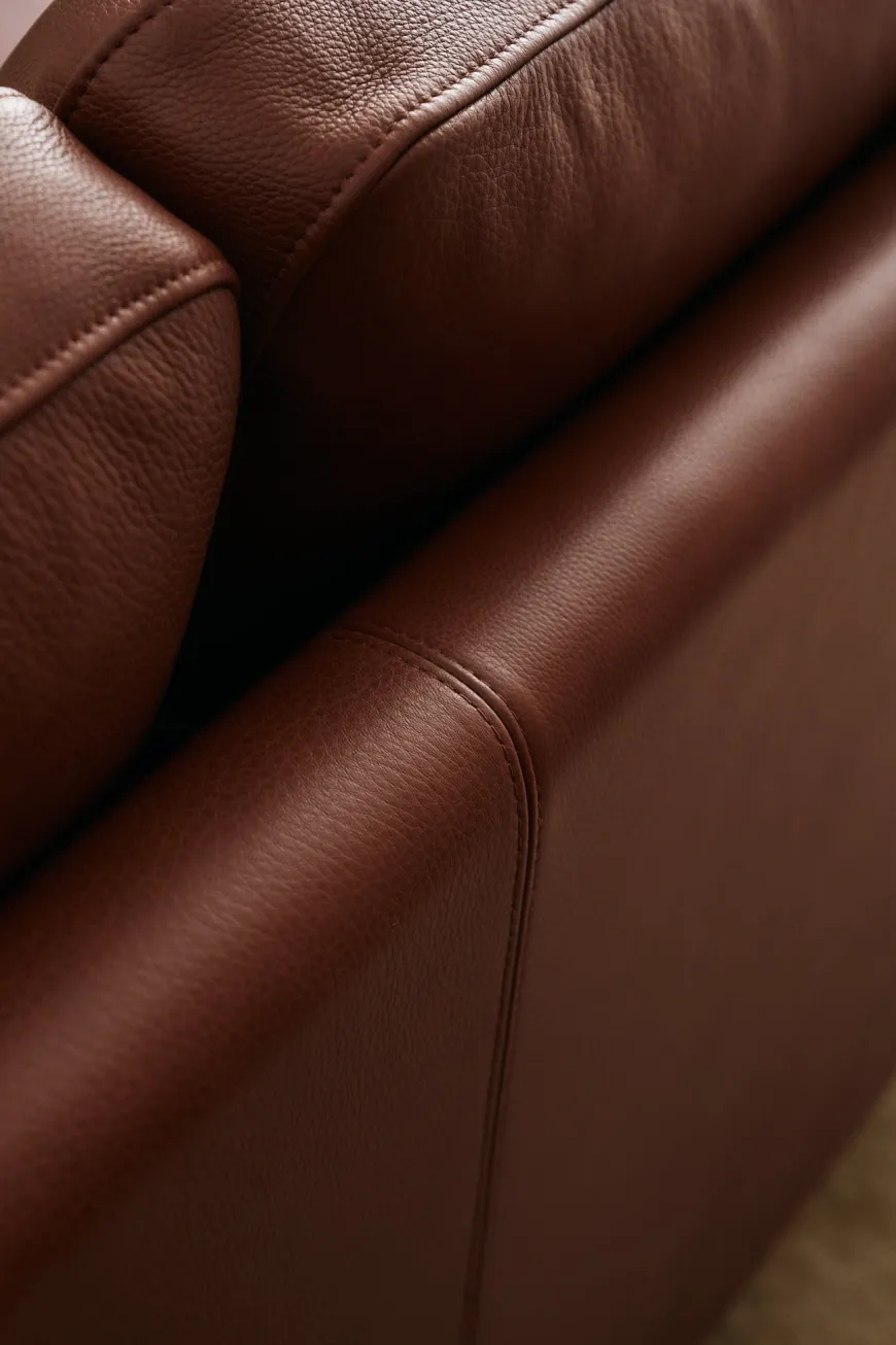 MH276 3 pers. sofa i Baltique anilinlæder fra Mogens Hansen