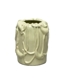 Michael Kvium Jam Vase, pale green fra raawii