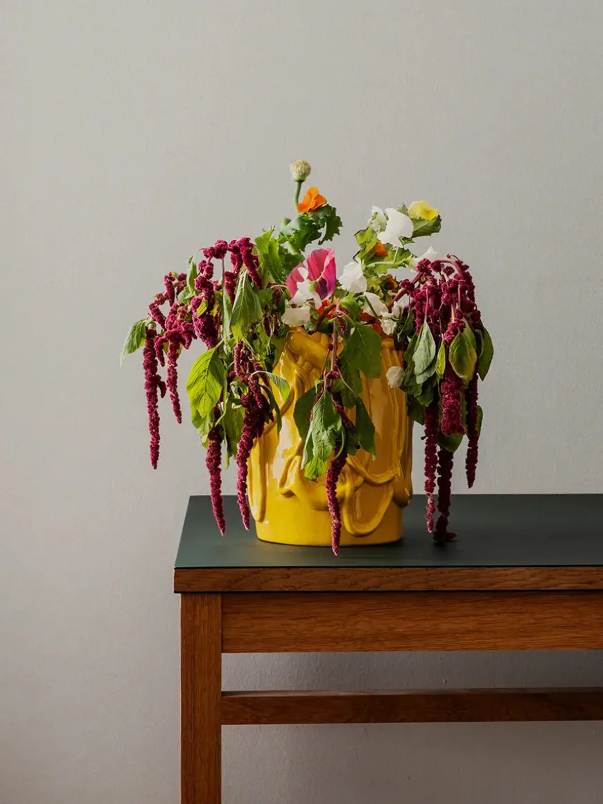 Michael Kvium Jam Vase, seagrass fra raawii