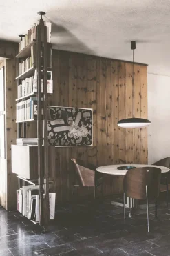 Model 2065 Pendel, sorte overskærme med sort ledning fra Astep