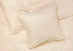 Monochrome Lines Sengetøj, okker/hvid fra Juna