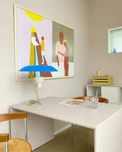 Monterey Skrivebord, dybde 60 cm fra Montana