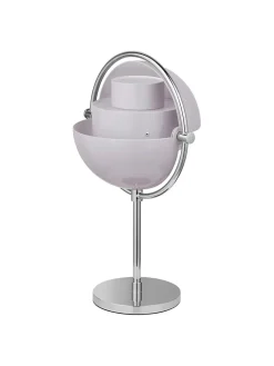 Multi-Lite Portable Bordlampe, krom/hvid fra GUBI