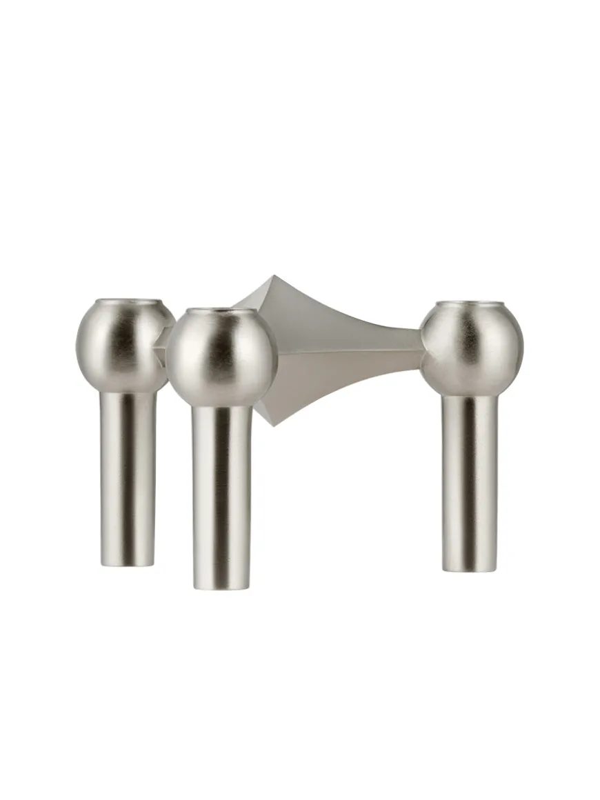 Nagel Lysestage, bronzeret messing fra STOFF Nagel