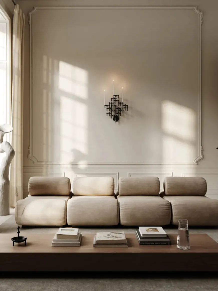 Nagel Lysestage, bronzeret messing fra STOFF Nagel