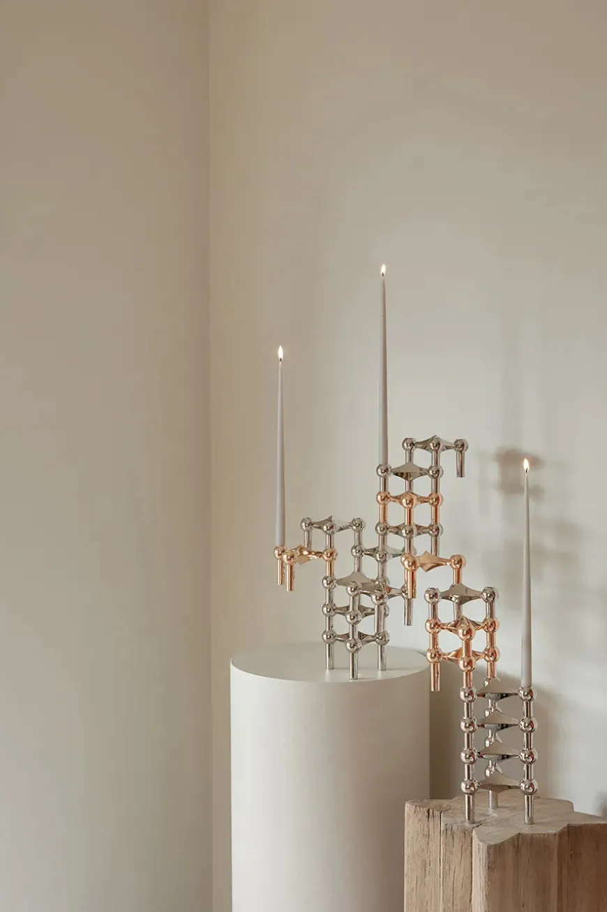 Nagel Lysestage, krom fra STOFF Nagel