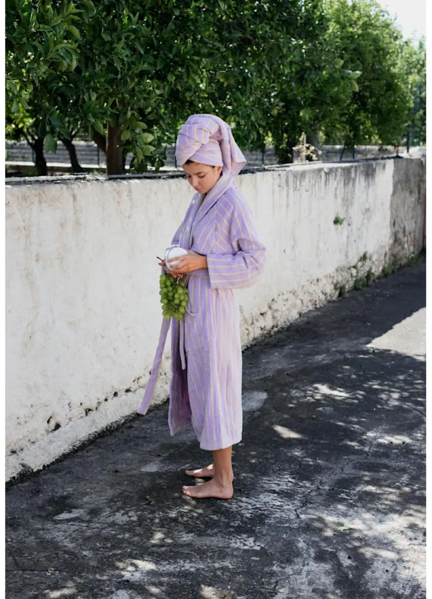 Naram badekåbe, Pristin & Neon Yellow fra Bongusta