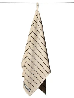 Naram towel - Lilac & Neon yellow fra Bongusta