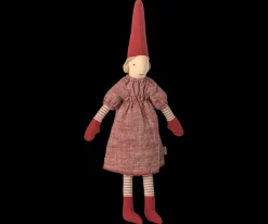 Nisse, str. 2  Nissepige med rød kjole fra Maileg 2025