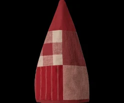 Nissehue, Onesize, rød patchwork fra Maileg