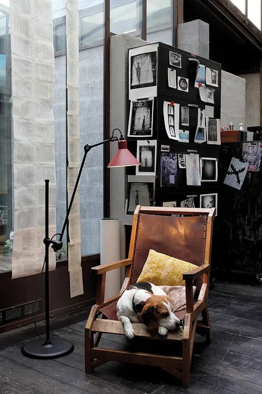 Nr. 215 gulvlampe fra Lampe Gras