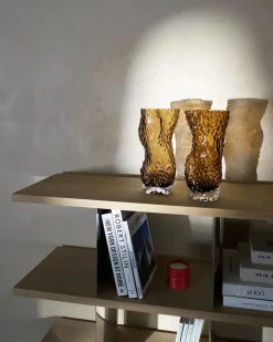 Ostrea Vase, klart glas fra Hein Studio